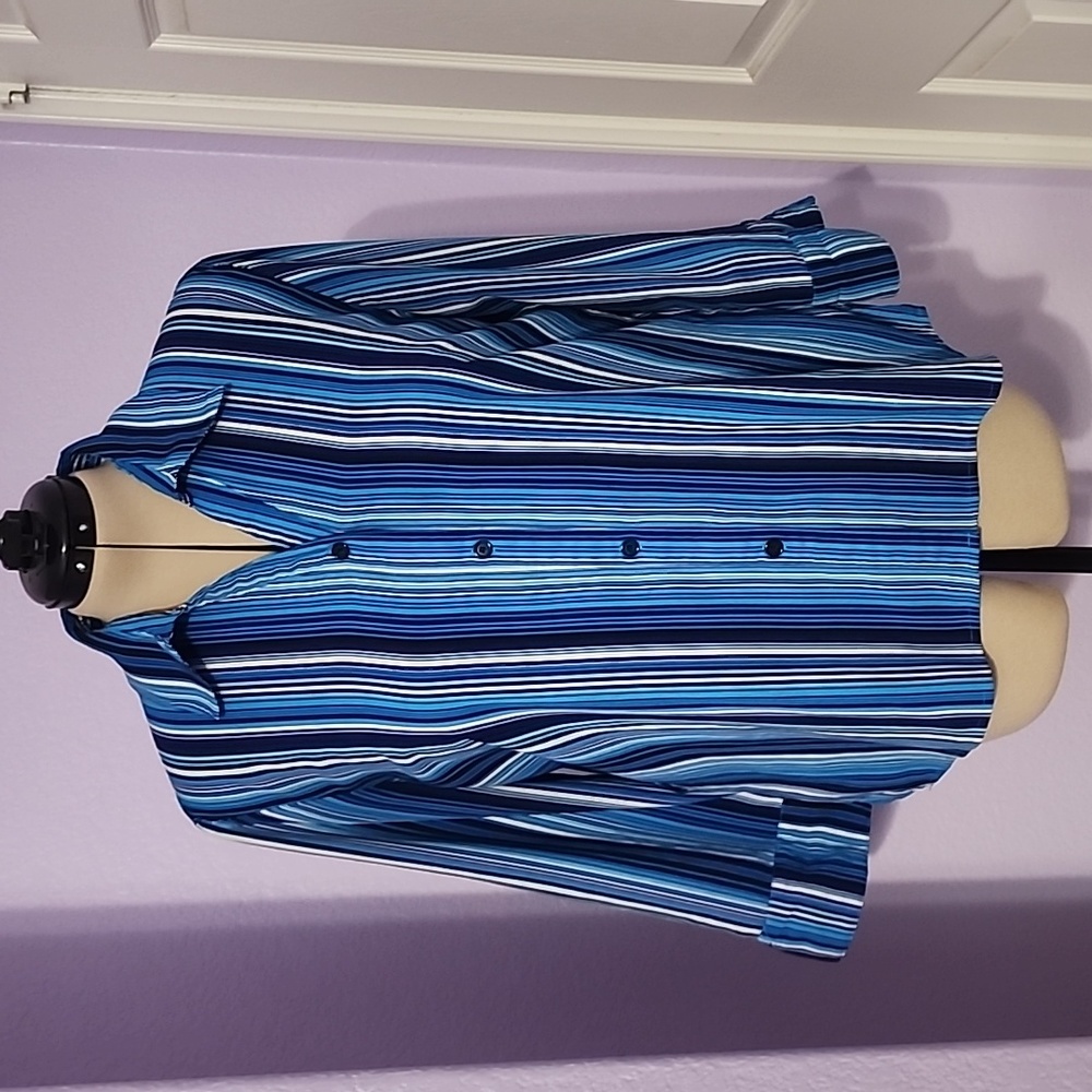 Notations Stretch Blue Stripe